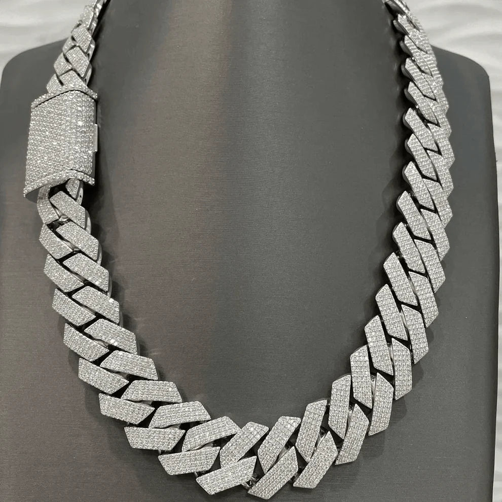 22MM Moissanite Cuban Link