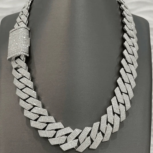 22MM Moissanite Cuban Link