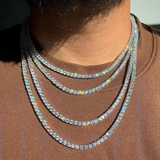 Moissanite Tennis Chain (ALL SIZES)