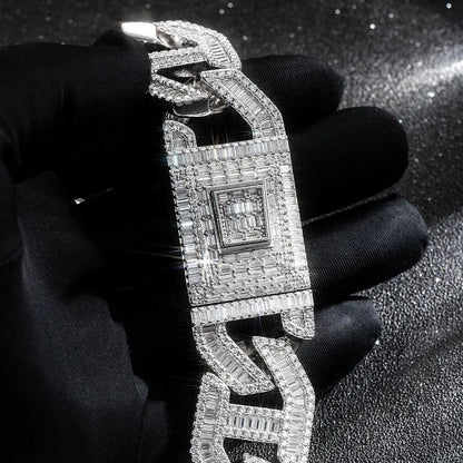 25MM Moissanite Prong Link