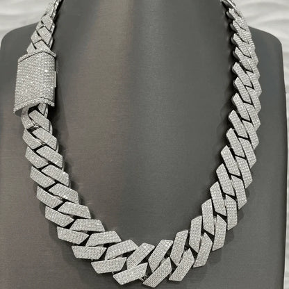 22MM Moissanite Cuban Link