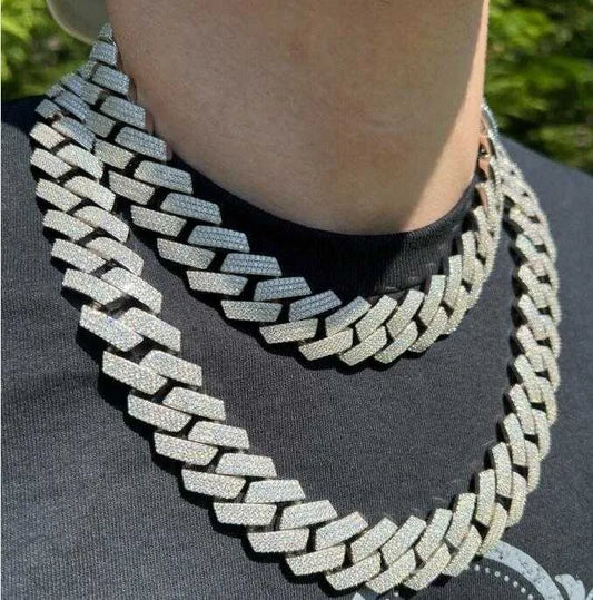22MM Moissanite Cuban Link