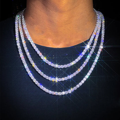 5MM Moissanite Tennis chain