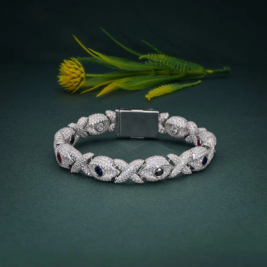 Evil Eye Moissanite Bracelet