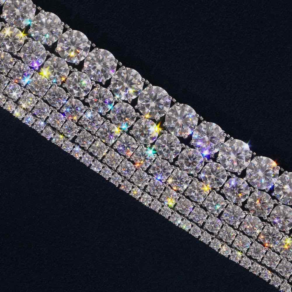 Moissanite Tennis Chain (ALL SIZES)