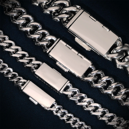Cuban Link Moissanite Chain (ALL SIZES)