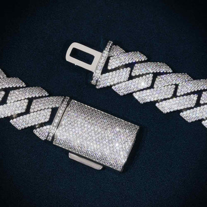 Cuban Link Moissanite Chain (ALL SIZES)