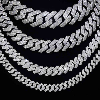 Cuban Link Moissanite Chain (ALL SIZES)