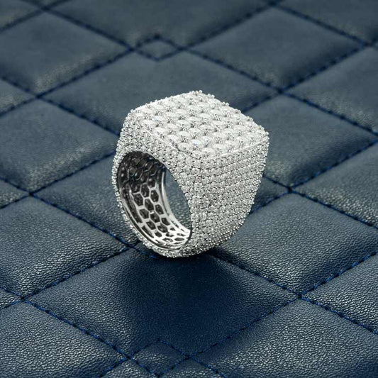 Moissanite Pimp Ring